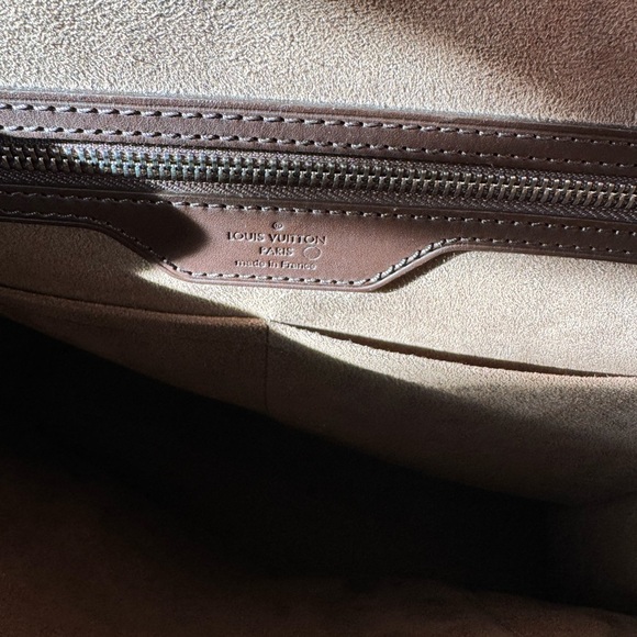 LOUIS VUITTON SAC PLAT NM NOMADE MOKA COWHIDE LEATHER - Picture 4 of 9